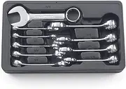 Gearwrench 12 Point Stubby Combination SAE Wrench 10-Pieces Set