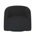 [Sleeping Giant] Decker Boucle Black Swivel Chair