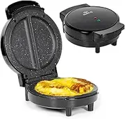 Nutri-Q 35650 Healthy Eating Omelette Maker/Non-Stick Marble Coated Ceramic Plates/Easy Clean/Automatic Temperature Control/Cool Touch Handle