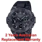 CASIO G-SHOCK G-STEEL SOLAR BLUETOOTH MEN WATCH GST-B400 ALL BLACK GST-B400BB-1A
