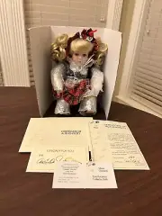 NEW- Marie Osmond “Cassidy Tiny Tot” Doll 1999 Plaid Blonde 5.5” NO BOX