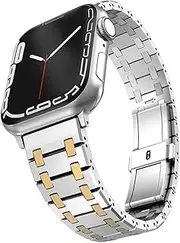 CZKE Luxury Metal Strap For Apple Watch Band 45mm 41mm 44mm 42mm 46mm Stainelss Steel Bracelet For iWatch Series 10 9 8 7 Ultra2 49mm
