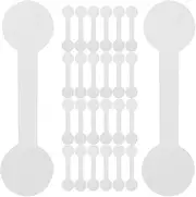 DOITOOL 10 Jewelry Labels Self Adhesive Pendant Tags for Crafting Paper Jewelry Labeling Stickers for Organizing Rings and Accessories Elegant Design for Easy Application