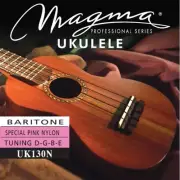 Set Strings MAGMA UKULELE Baritone Pink Nylon Hawaiian Tunning (UK130NP)