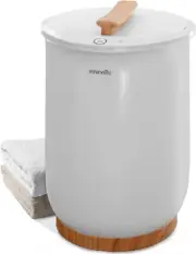 Bucket Towel Warmers, White Large Towel Warmer for Spa and Bathroom, Luxury Towe