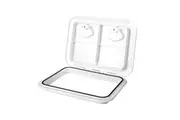 Manan Caravan Access Hatch Lockable 440x315mm White