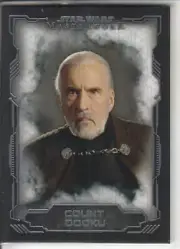 2016 STAR WARS MASTERWORK COUNT DOOKU BASE CARD