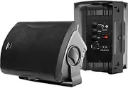 CLASS6AB 60W RMS 130W Max Active Box Speakers, 6.5-Inch Size, Black