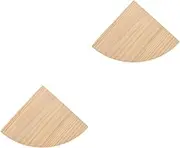 STOBOK 2pcs Lightweight Wall Floating Shelf Corner Shelf Room Storage Wall Decor Floating for