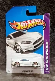 Hot Wheels "Aston Martin DBS" HW SHOWROOM 153/250 White (2013)