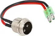 zolyet Charging Port Replacement Electric 3-Pin Charging Socket with 2-Wire Cable Cover Type 1