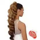 Claw Comb Ponytail Clip In On Pony Tail Hair Extension Drawstring Ombre FHP-350