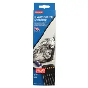 Derwent Watersoluble Graphite Pencil Tin Of 6