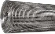 Vermin Mesh 5m x 990mm 6x6mm Black Welded Wire Mouse Snake Galvanised PVC Coated