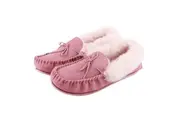 Eastern Counties Leather Womens/Ladies Willow Suede Moccasins (Blush) - UTEL444