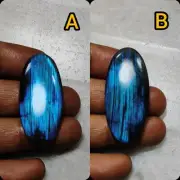 Rarest Natural Blue Labradorite Cabochons For Making Jewelry/Crafting