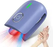 KTS Nail Fungus Treatment Device for Fingers and Toenails, Red/Blue Light & Cold Laser Therapy, Laser Therapy Device for Onychomycosis, Nail Cleaning (470 nm x 2 + 660 nm x 2 + 905 nm x 1) (Purple)