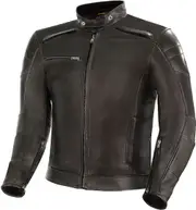 SHIMA Blake Motorcycle Leather Jacket, brown, Size L for Men
