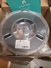 POLYMAKER POLYLITE PLA 3D PRINTING FILAMENT TRUE BLACK