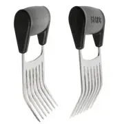 Meat Shredder Claws for Shredding Pulled Pork, Chicken - Stainless Steel BBQ ...