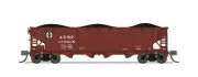 Broadway Limited 7433 N ATSF Fantasy ARA 70-Ton Quad Hopper Pack (Pack of 4)