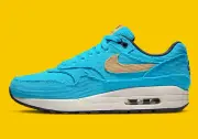 Nike Air Max 1 PRM Corduroy Baltic Blue Sesame FB8915-400 sz 8 Men's Retro