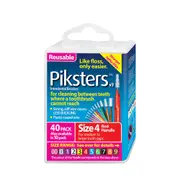 Piksters Interdental Brushes Size 4 40 Pack