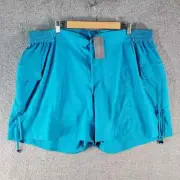 Autograph Shorts Womens 20 Plus Blue Chino Casual Stretch Ladies NEW