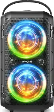 Loud Bluetooth Speakers with Subwoofer 80W Party Portable Outdoor Speakers