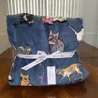 NWT Vera Bradley XL Oversized Throw Blanket Cat’s Meow