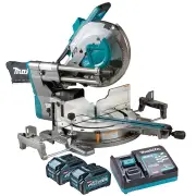 Makita LS003GM201 - 40V Max Brushless AWS 305mm (12") Slide Compound Mitre Saw Kit (2 x 4.0Ah)