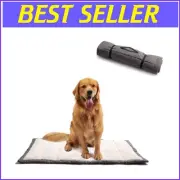 Premium Travel Dog Bed with Rollup Design - Portable Crate Mat for Medium Pets