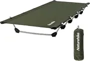 Naturehike Ultralight Camping Cot Bed, Folding Bed Travel Cot, Portable Compact Cot for Adults Camping, Hiking, Lightweight Backpacking, Heavy Duty Support 150kg-Green