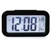 LE REGAL Large LCD Display Digital Alarm Clock With Blue Backlight Date And Etc