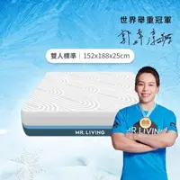 在飛比找momo購物網優惠-【MR. LIVING居家先生】涼感減壓記憶床墊 雙人標準-