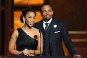Actress Anika Noni Rose Actor Hill Harper onstage at the 41st NAAC- Old Photo