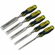 Stanley 2-16-269 - Wood Chisel Set - 5 Piece Tang Thru Fatmax