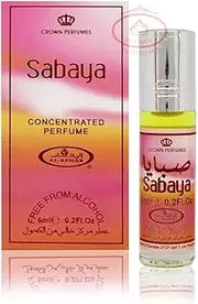 Sabaya Attar Eau de Toilette by Al Rehab, 6ml Roll On Spray, Alcohol Free Fragrance for Men