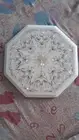 18" white marble table top coffee center inlay mother of pearl home decor c1