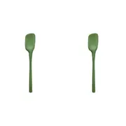 2x Tovolo Flex-Core All Silicone Nylon Spoonula Cooking/Baking Utensil Pesto