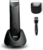 Zero Trimmer – Waterproof Manscape Trimmer for Men, Body Hair Trimmer, Groin-Safe Zero Cuts Blade,7000 RPM Motor, Long Battery Life, Adjustable Lengths