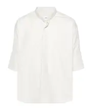 AMI Mandarin Collar Buttoned Shirt S,XL,XS,L,M,XXL White