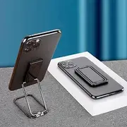 Foldable & Adjustable Cell Phone Ring Holder Finger Kickstand, 360°Rotation Cellphone Back Grip Ring Grip Cell Phone Stand for Desk, Car Magnetic Metal Compatible with All Smartphones