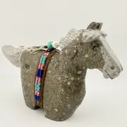 Navajo Stone Horse Fetish Native American Art By Harold Davidson