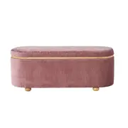 Sallie Storage Bench Cascade Blush