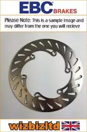 Kymco KXR 250 Mongoose Quad 2004-2007 [EBC Rear Brake Disc] [Stainless D-Series]