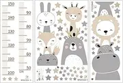 Height Chart Wall Decal for Kids | High Quality PVC Height Chart Stickers - Height Indicator of Children's Growth Chart for Decoration