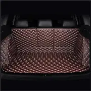 Custom All Inclusive Car Trunk Mats for 98% All Models Accessory Auto Full Surround Luggage Pad Cover Protection(Coffee)