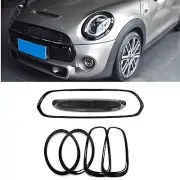 Black Light Frame Trim Grille Trim Air Hood Vent For MINI F55 F56 F57 2014-2021 (for: Mini)