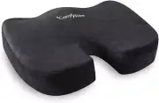 Comfysure Memory Foam Car Seat Cushion Lower back support pillow - Black
